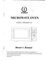 Preview for 1 page of Indesit D90D25ESP-A5 Owner'S Manual