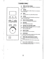 Preview for 8 page of Indesit D90D25ESP-A5 Owner'S Manual