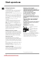 Предварительный просмотр 18 страницы Indesit DFG 015 Operating Instructions Manual