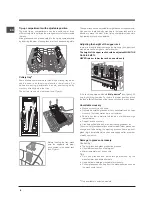 Предварительный просмотр 8 страницы Indesit DFG 15M10 Operating Instructions Manual