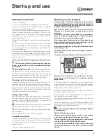 Предварительный просмотр 9 страницы Indesit DFG 15M10 Operating Instructions Manual