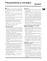 Предварительный просмотр 17 страницы Indesit DFG 26B10 Operating Instructions Manual