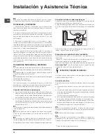 Предварительный просмотр 18 страницы Indesit DFG 26B10 Operating Instructions Manual