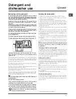 Предварительный просмотр 11 страницы Indesit DFG 26T1 Operating Instructions Manual