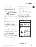 Предварительный просмотр 3 страницы Indesit DFP 272 Operating Instructions Manual