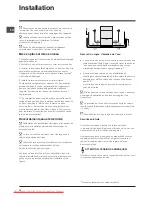 Предварительный просмотр 14 страницы Indesit DFP 272 Operating Instructions Manual