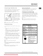 Предварительный просмотр 15 страницы Indesit DFP 272 Operating Instructions Manual