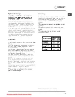 Предварительный просмотр 19 страницы Indesit DFP 272 Operating Instructions Manual