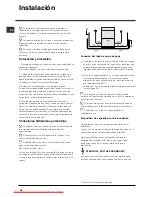 Предварительный просмотр 38 страницы Indesit DFP 272 Operating Instructions Manual