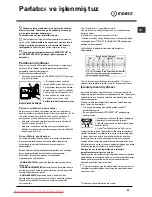 Предварительный просмотр 69 страницы Indesit DFP 272 Operating Instructions Manual