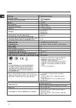 Preview for 4 page of Indesit DFP 2727 Operating Instructions Manual