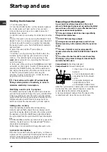 Preview for 20 page of Indesit DFP 2727 Operating Instructions Manual