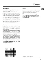 Preview for 21 page of Indesit DFP 2727 Operating Instructions Manual