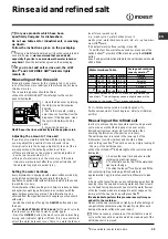 Preview for 23 page of Indesit DFP 2727 Operating Instructions Manual