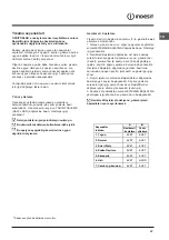 Preview for 47 page of Indesit DFP 2727 Operating Instructions Manual