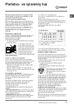 Preview for 49 page of Indesit DFP 2727 Operating Instructions Manual