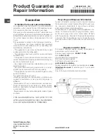 Предварительный просмотр 16 страницы Indesit DFP 27B10 Operating Instructions Manual