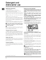 Предварительный просмотр 30 страницы Indesit DFP 27T94 Operating Instructions Manual