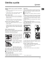 Предварительный просмотр 53 страницы Indesit DFP 27T94 Operating Instructions Manual