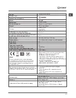 Предварительный просмотр 57 страницы Indesit DFP 27T94 Operating Instructions Manual