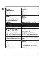 Предварительный просмотр 70 страницы Indesit DFP 27T94 Operating Instructions Manual