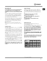 Предварительный просмотр 19 страницы Indesit DFP 573 Operating Instructions Manual