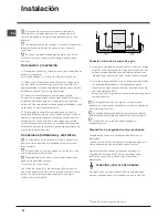 Предварительный просмотр 26 страницы Indesit DFP 573 Operating Instructions Manual