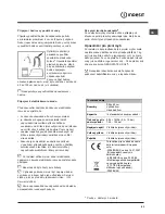 Предварительный просмотр 63 страницы Indesit DFP 573 Operating Instructions Manual