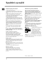 Предварительный просмотр 66 страницы Indesit DFP 573 Operating Instructions Manual