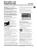 Предварительный просмотр 21 страницы Indesit DFP 5841 Operating Instructions Manual