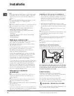 Предварительный просмотр 26 страницы Indesit DFP 5841 Operating Instructions Manual