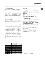 Предварительный просмотр 43 страницы Indesit DFP 5841 Operating Instructions Manual