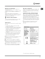 Предварительный просмотр 51 страницы Indesit DFP 5841 Operating Instructions Manual