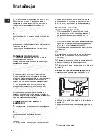 Предварительный просмотр 62 страницы Indesit DFP 5841 Operating Instructions Manual