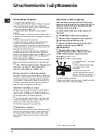 Предварительный просмотр 66 страницы Indesit DFP 5841 Operating Instructions Manual