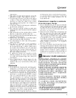 Предварительный просмотр 5 страницы Indesit DFP 58B1 Operating Instructions Manual