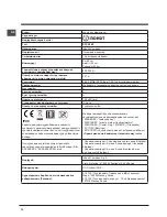 Предварительный просмотр 74 страницы Indesit DFP 58B1 Operating Instructions Manual