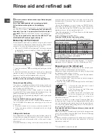 Preview for 12 page of Indesit DFP 58T1 Operating Instructions Manual