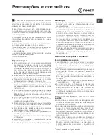 Preview for 17 page of Indesit DFP 58T1 Operating Instructions Manual