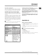 Preview for 19 page of Indesit DFP 58T1 Operating Instructions Manual