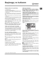 Preview for 37 page of Indesit DFP 58T1 Operating Instructions Manual