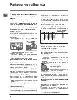 Preview for 40 page of Indesit DFP 58T1 Operating Instructions Manual