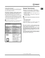 Preview for 47 page of Indesit DFP 58T1 Operating Instructions Manual