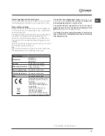 Preview for 15 page of Indesit DFP 58T94 Operating Instructions Manual