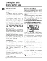 Preview for 20 page of Indesit DFP 58T94 Operating Instructions Manual