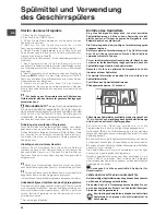 Preview for 42 page of Indesit DFP 58T94 Operating Instructions Manual