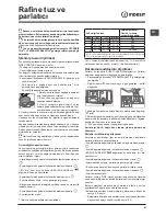 Preview for 61 page of Indesit DFP 58T94 Operating Instructions Manual