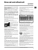 Предварительный просмотр 9 страницы Indesit DFP2631M Operating Instructions Manual