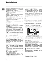 Предварительный просмотр 14 страницы Indesit DFP2631M Operating Instructions Manual