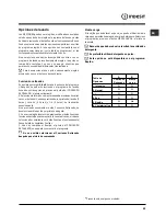 Предварительный просмотр 43 страницы Indesit DFP2631M Operating Instructions Manual